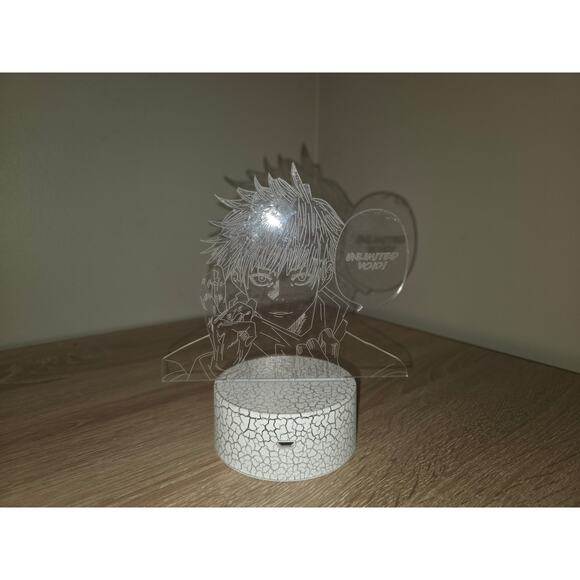 Jujutsu Kaisen Anime - Gojo Satoru - 2D USB RGB Lamp Acrylic LED Light - Picture 2 of 6